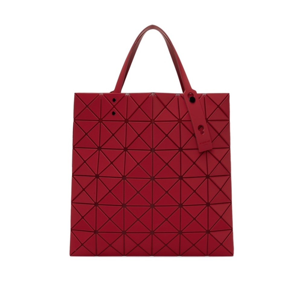 Lucent One Tone Tote Bao Bao Issey Miyake Red NEW